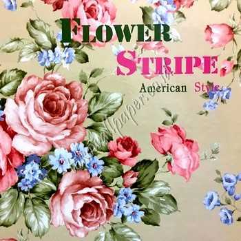 FLOWER STRIPE 
Wallpaper 